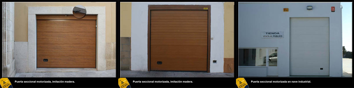 Seguridad Barrios puertas seccionales motorizadas