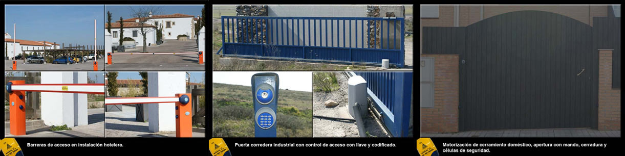 Seguridad Barrios barreras de acceso